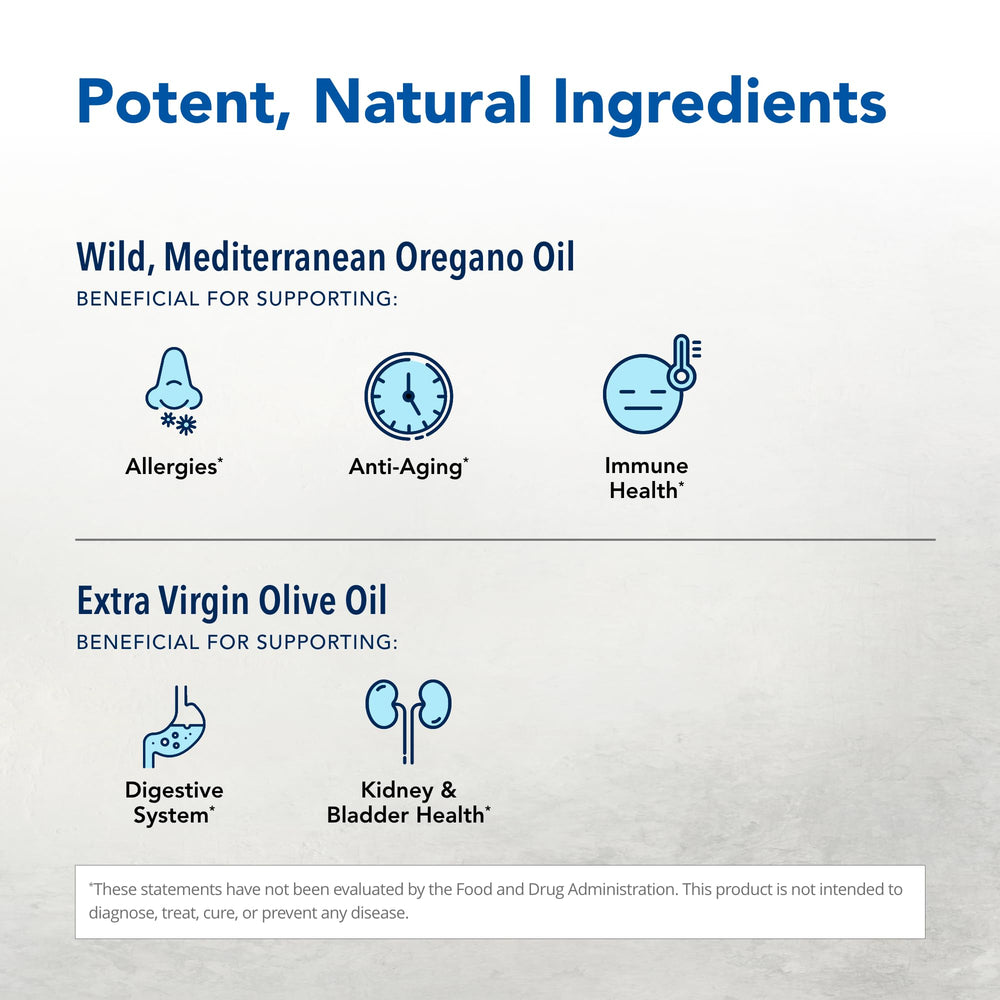 Oreganol P73 bottle close-up