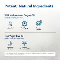 Oreganol P73 bottle close-up