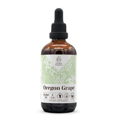 Oregon Grape Alcohol-Free Tincture bottle with dropper, 4 oz