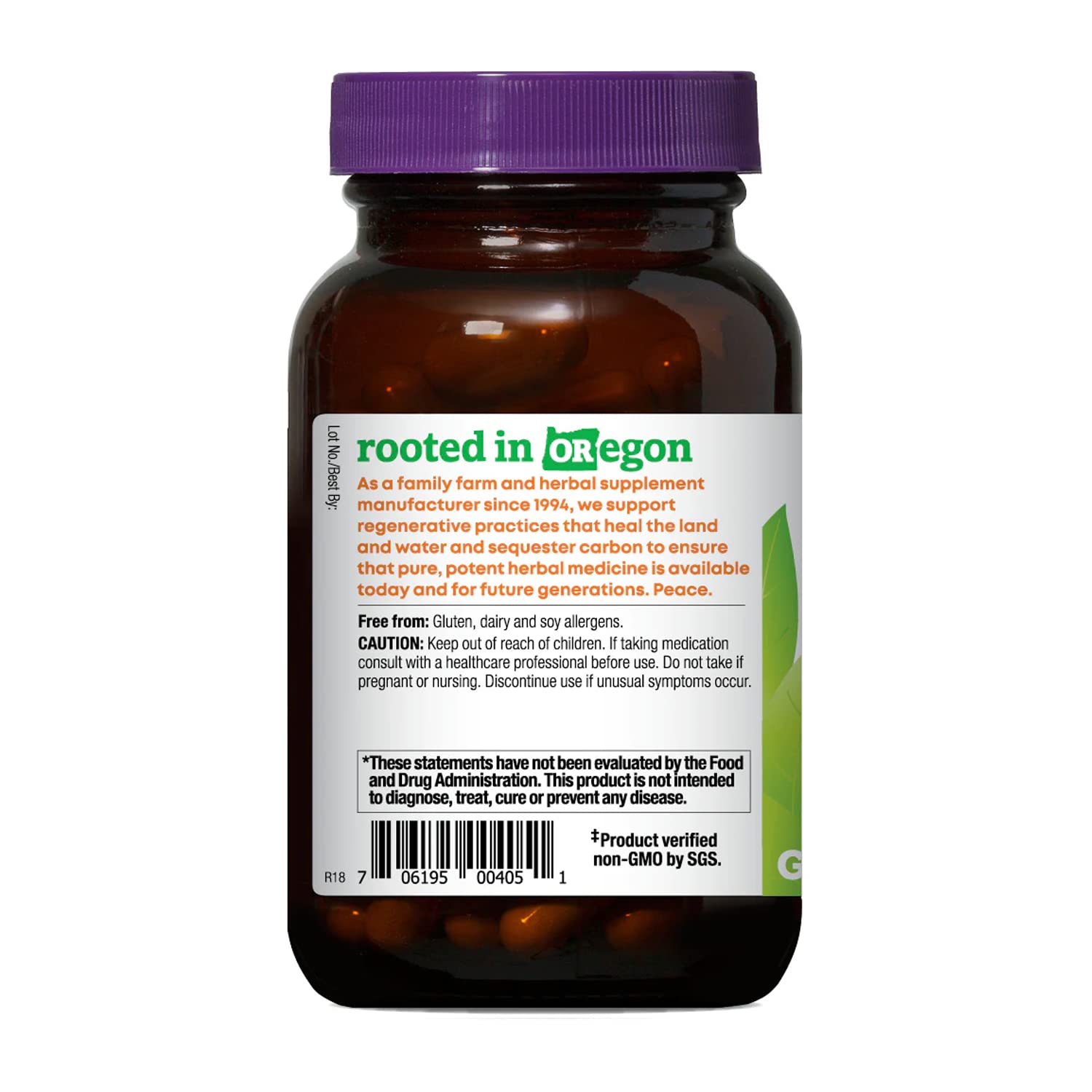 90 vegan capsules per bottle