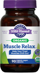 Front view of Oregon's Wild Harvest Muscle Relax packaging