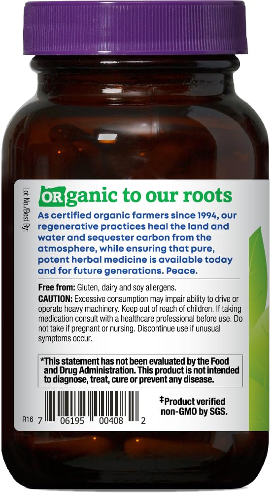 USDA Organic and Non-GMO SGS verification label on packaging