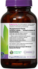 Oregon's Wild Harvest Non-GMO certification label indicating product purity.