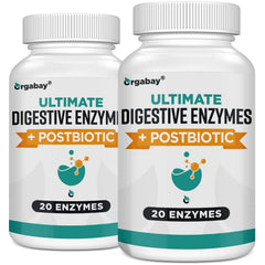 Orgabay Digestive Enzymes 1000mg with Postbiotics capsules