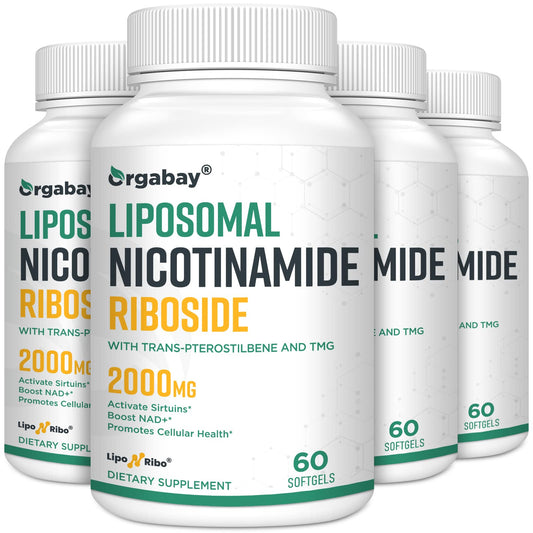Orgabay Liposomal Nicotinamide Riboside 2000 mg bottle label