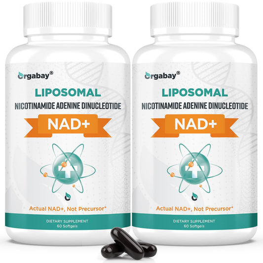 Orgabay liposomal NAD+ 500 mg softgel – front view