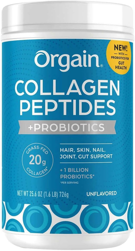 Orgain Collagen +Superfoods 25.6 oz front view