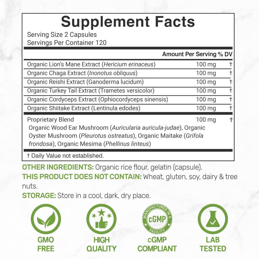 Product bottle with 240 capsules and Non-GMO label