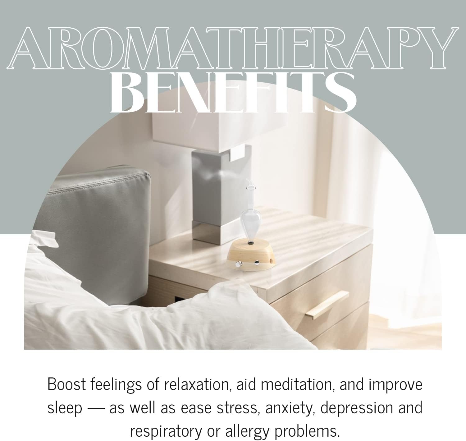 Organic Aromas Elegance diffuser no-water-no-heat showcases undisturbed aromatherapy.