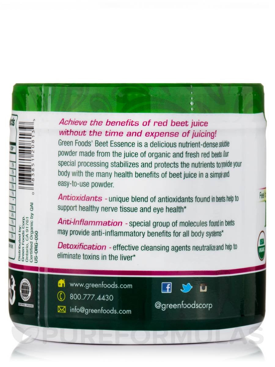 Organic beetroot dietary supplement