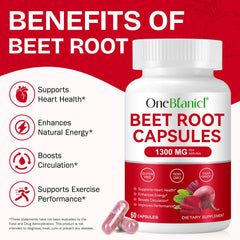 Beetroot capsules small and easy to swallow