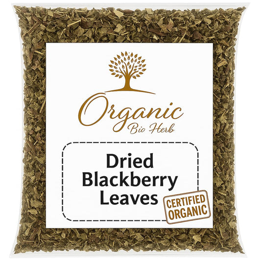 Dried blackberry leaves, Organic Bio Herbs, 6 oz – close-up