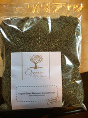 Herbal tea infusion prepared from blackberry leaves