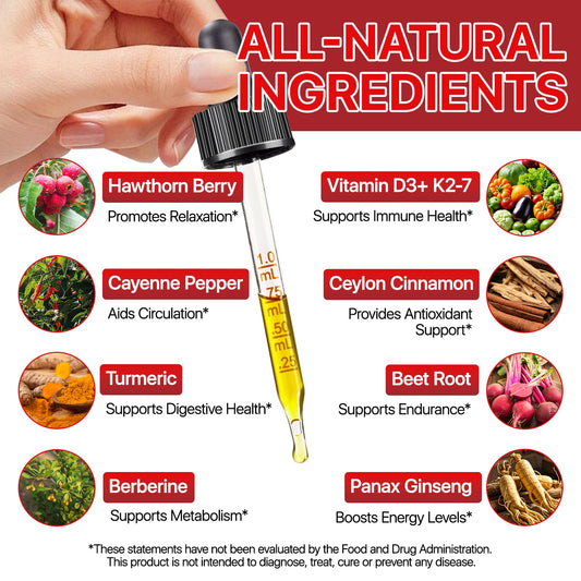 Organic Cayenne Pepper Drops bottle and packaging