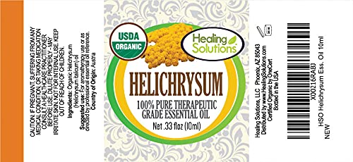 Certified organic Helichrysum italicum essential oil