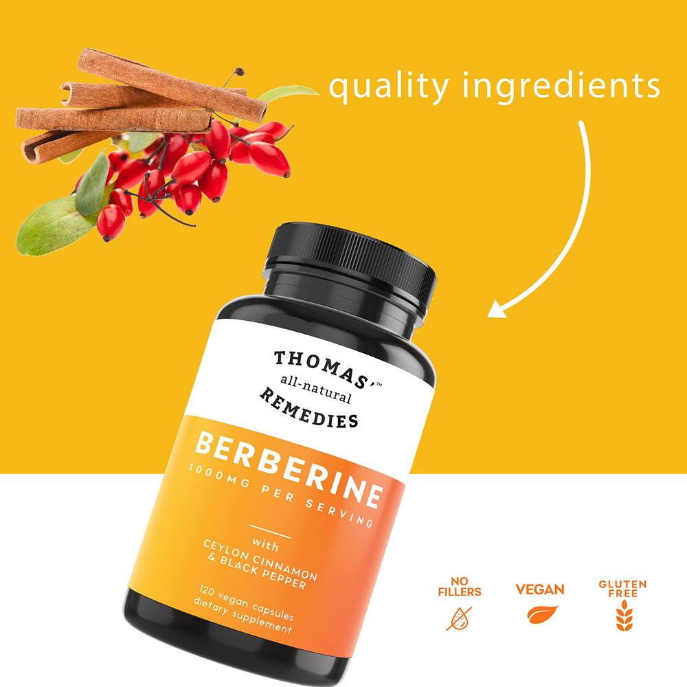 Organic Ceylon cinnamon paired with berberine
