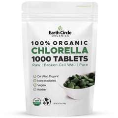 Hero image of Organic Chlorella Tablets 1,000-Count bottle