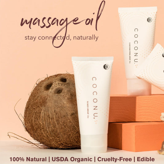 Organic coconut body oil with natural ingredients