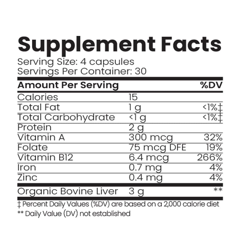 Preservative-free, natural liver supplement product image