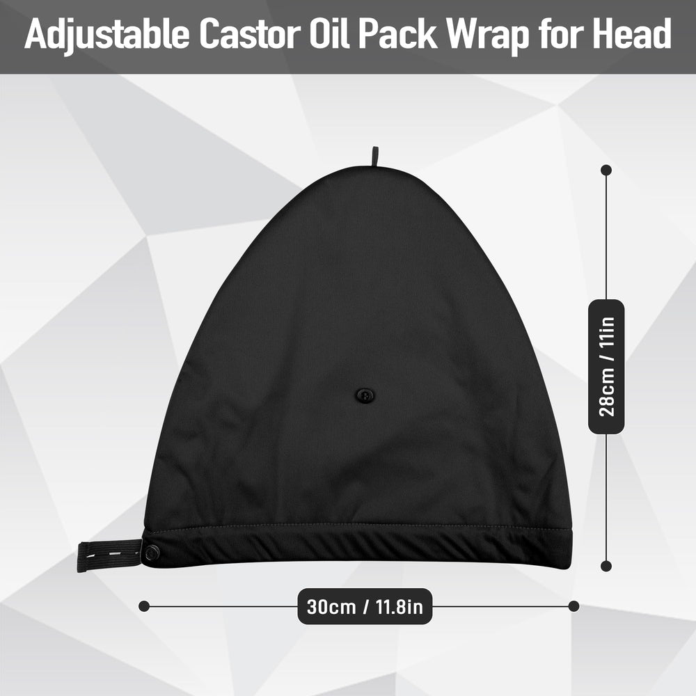 Organic cotton material for skin-friendly castor oil pack wrap