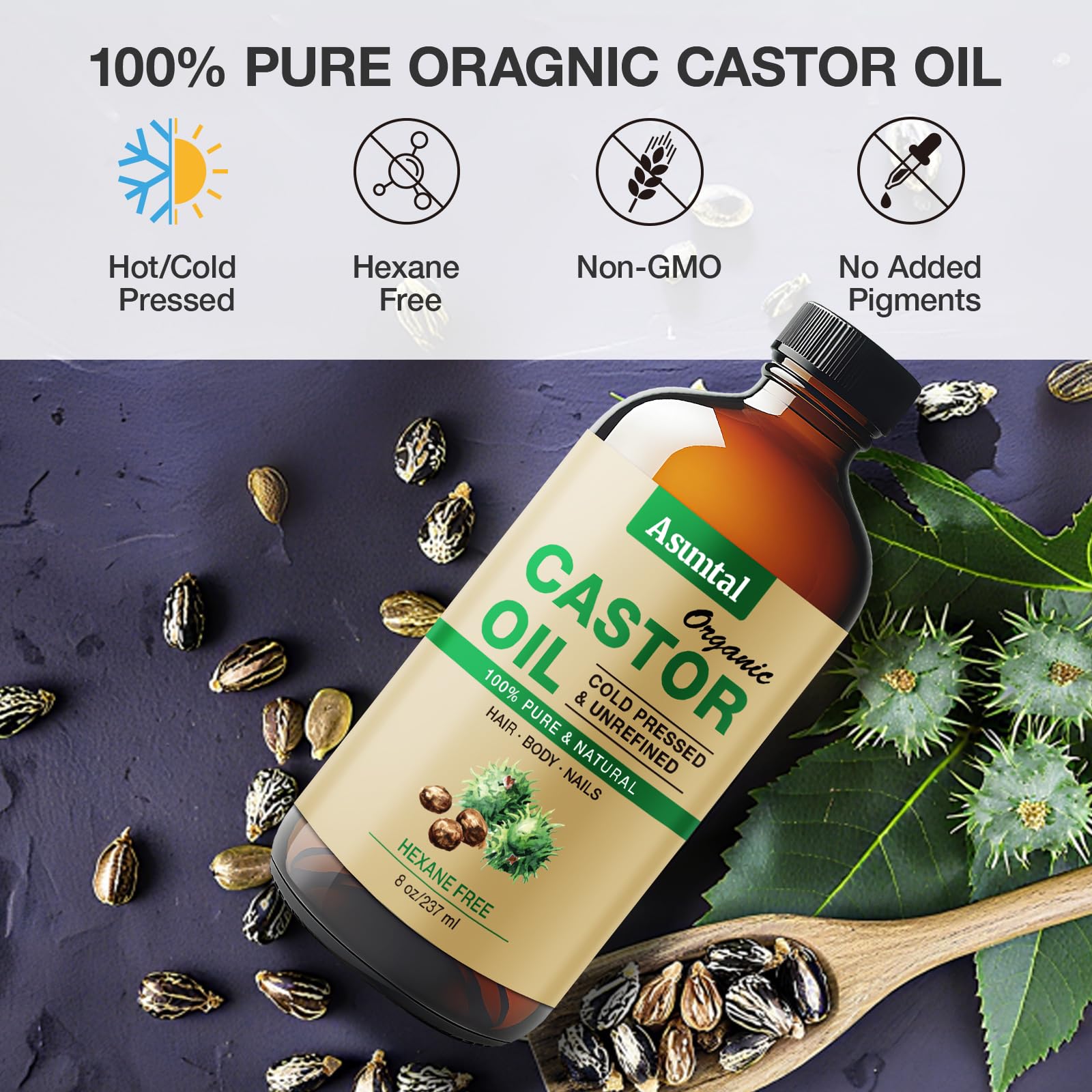 Inner skin-friendly layer of the castor oil pack wrap