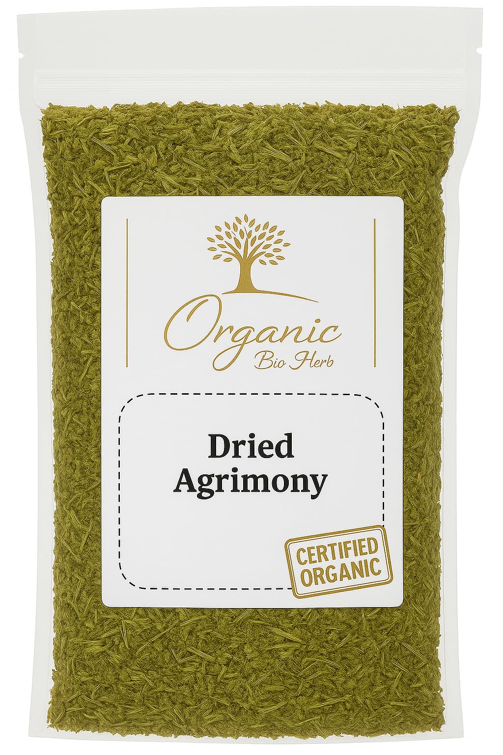 Organic Dried Agrimony (Agrimonia eupatoria) 6 oz packaging