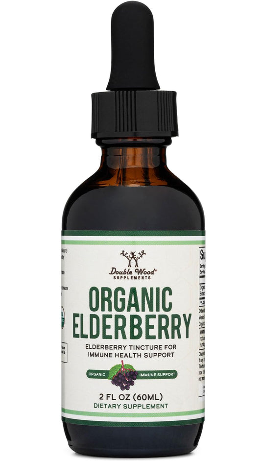 2 oz bottle of Organic Elderberry Liquid