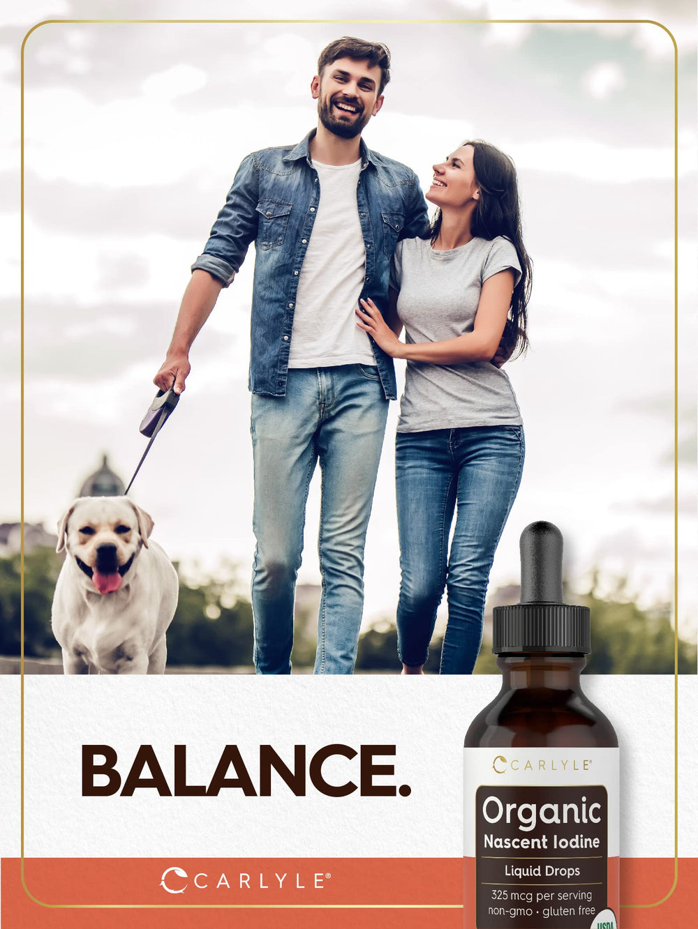 Organic formula shows 325 mcg per serving