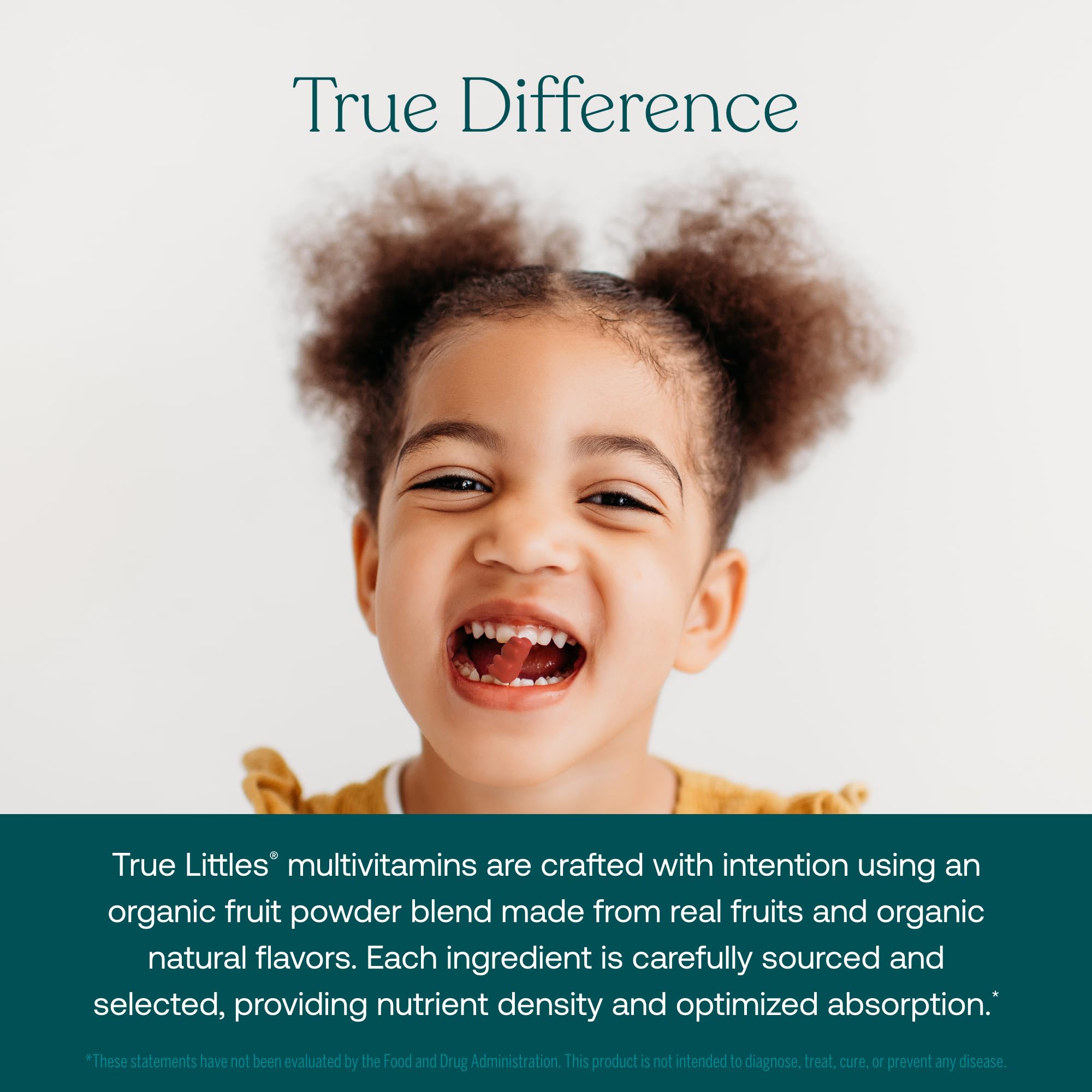 Organic fruit powder blend and natural flavors in gummies