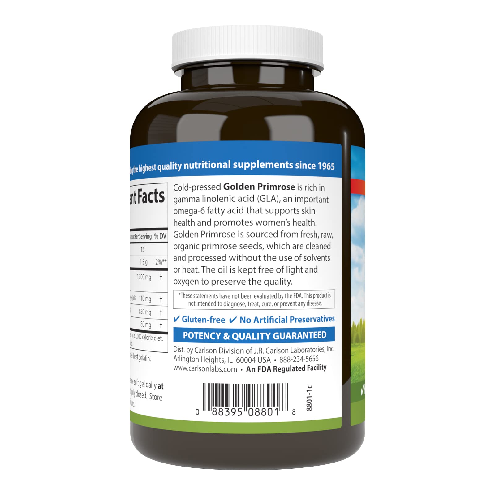 Organic farm flowers used for primrose oil
