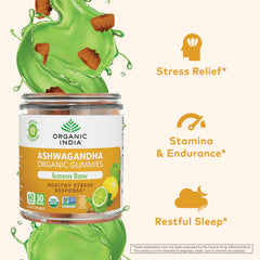 Organic India Ashwagandha Gummies packaging