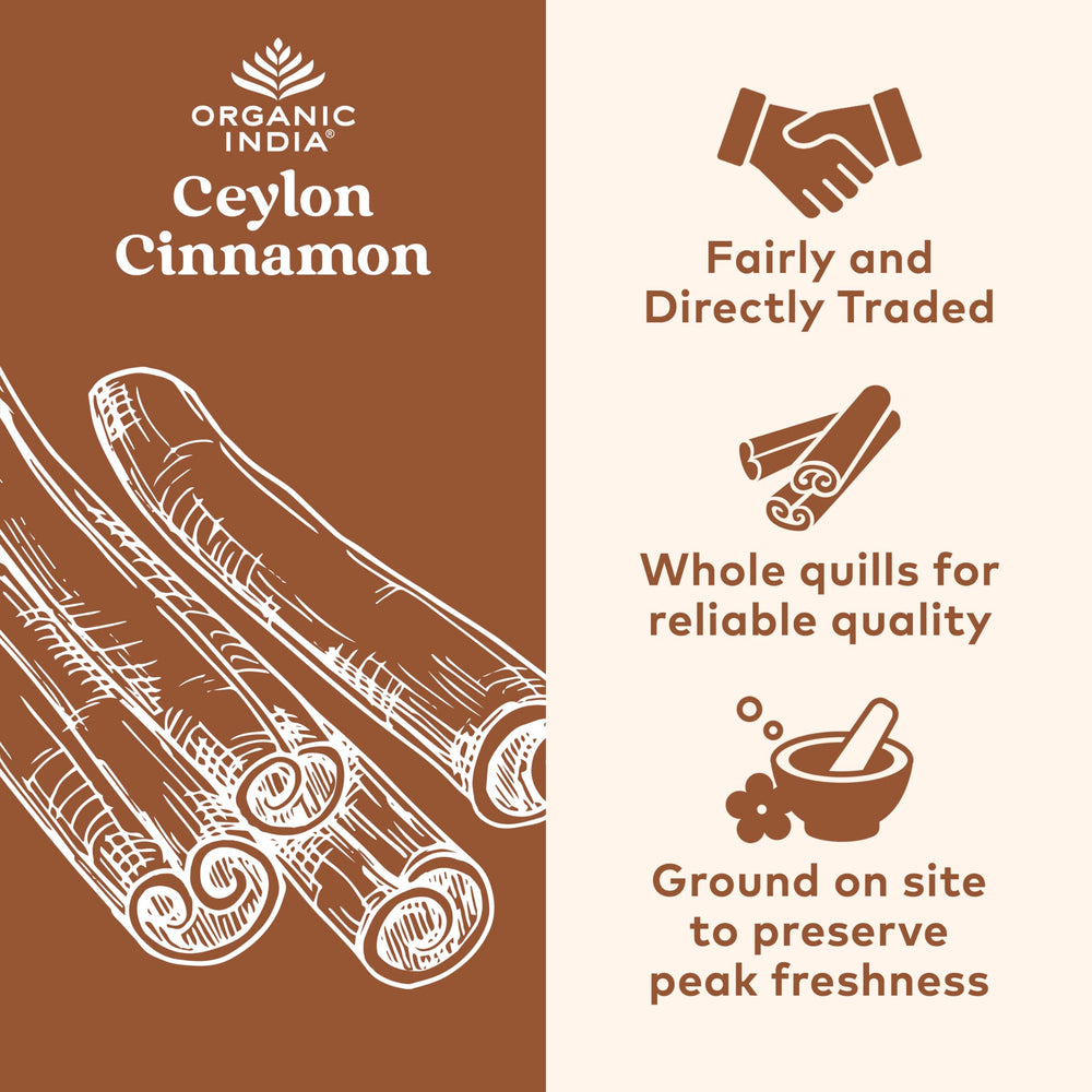 Close-up of Ceylon cinnamon bark used in capsules