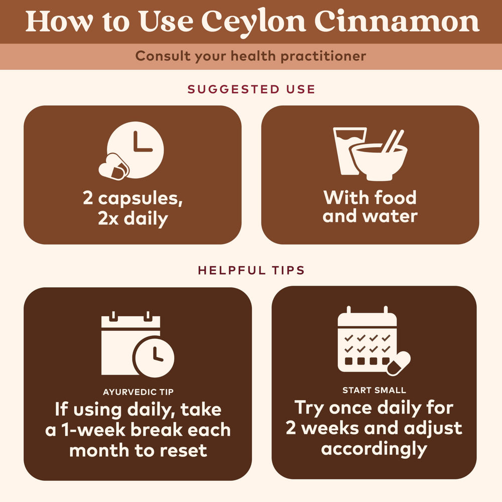 USDA Organic seal on Cinnamon supplement packaging