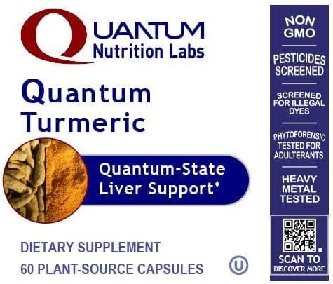 Organic Indian turmeric root and capsules showing 500 mg per capsule