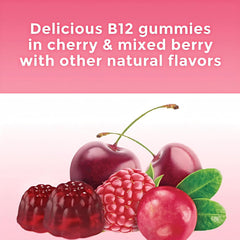 Organic ingredients used in Cherry Flavored Vegan B12 gummies