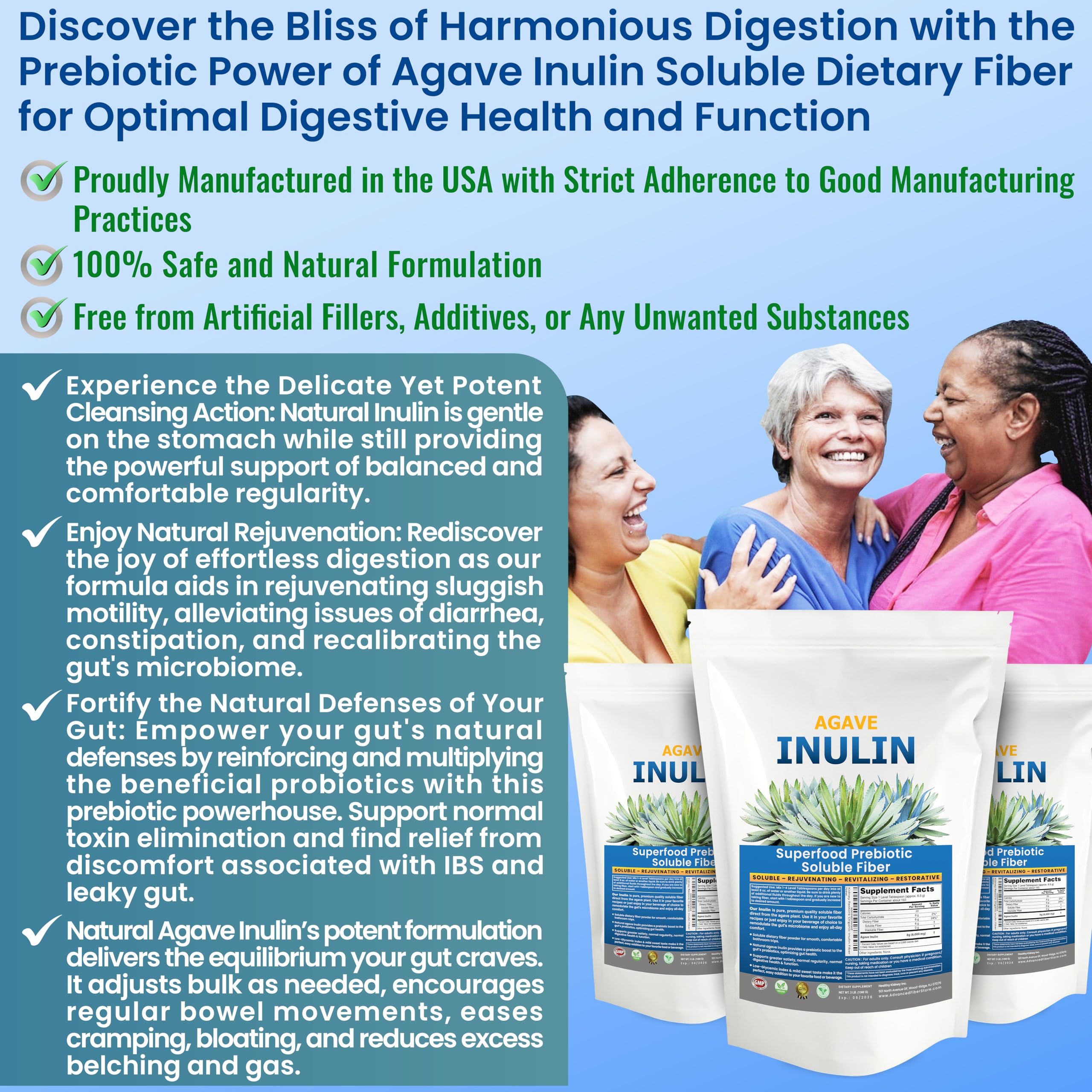 Organic Inulin Powder being used in coffee or tea