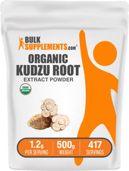 Front packaging of Organic Kudzu Root Extract Powder 500g