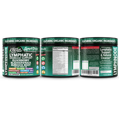 Assorted botanicals such as bladderwrack, burdock root, beetroot, and sea moss