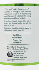 Close-up of Organic Massage Oil Blend texture in a 1 gallon container