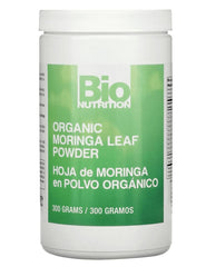Organic Moringa Leaf Powder 300 g container