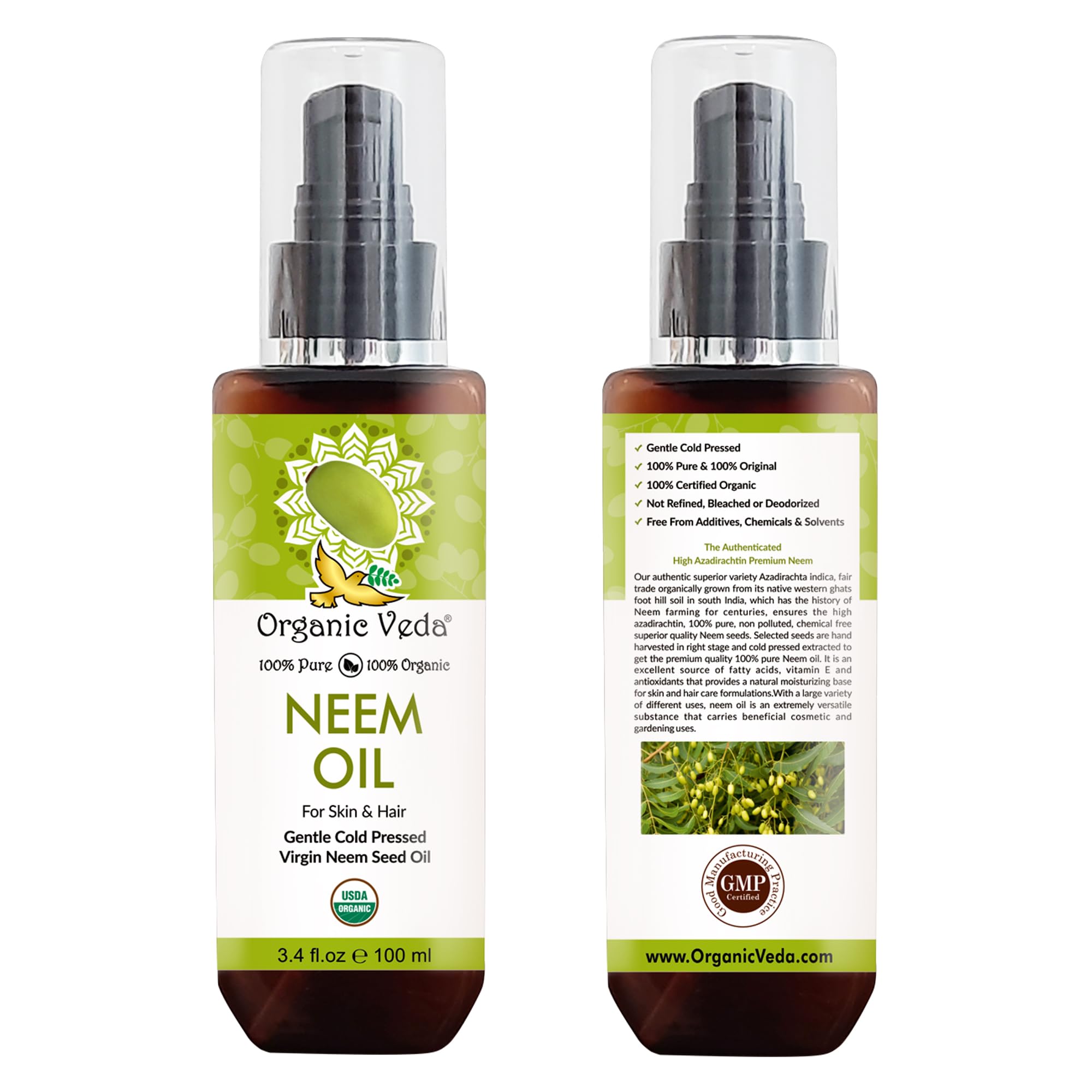 Packaging of Organic Veda Neem Oil