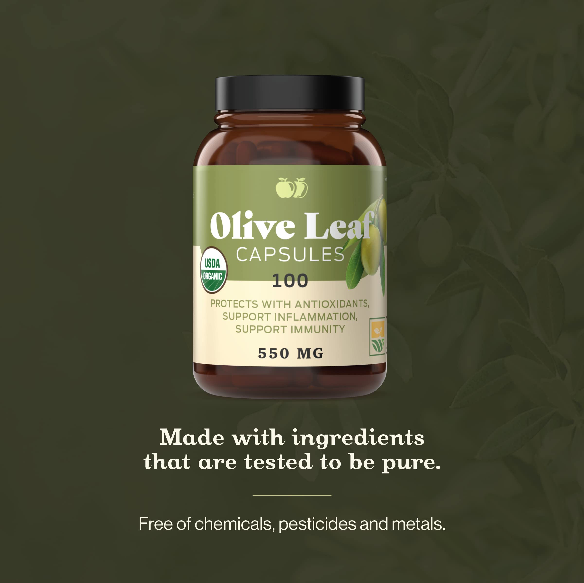 Packaging with directions for use and nutrition information
