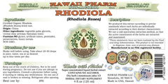 Organic Rhodiola Rosea glycerite bottle