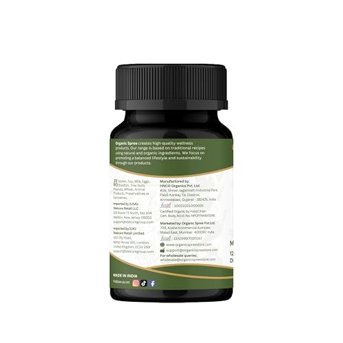 Front and back packaging of Organic Spree Alfalfa