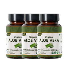 Organic Spree Aloe Vera Tablets 120ct front packaging