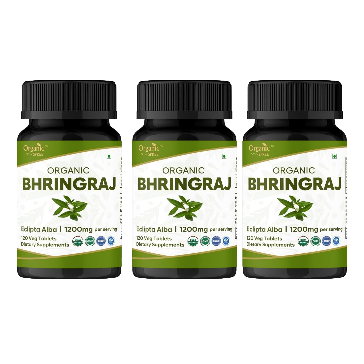 Organic Spree Bhringraj 120 Tablets – USDA Organic Certified ...