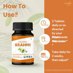 USDA Organic certification seal on Organic Spree Brahmi