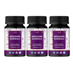 Organic Spree Medohar Guggulu 120 Tablets bottle - front view