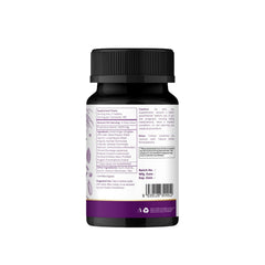Back of bottle label showing ingredients