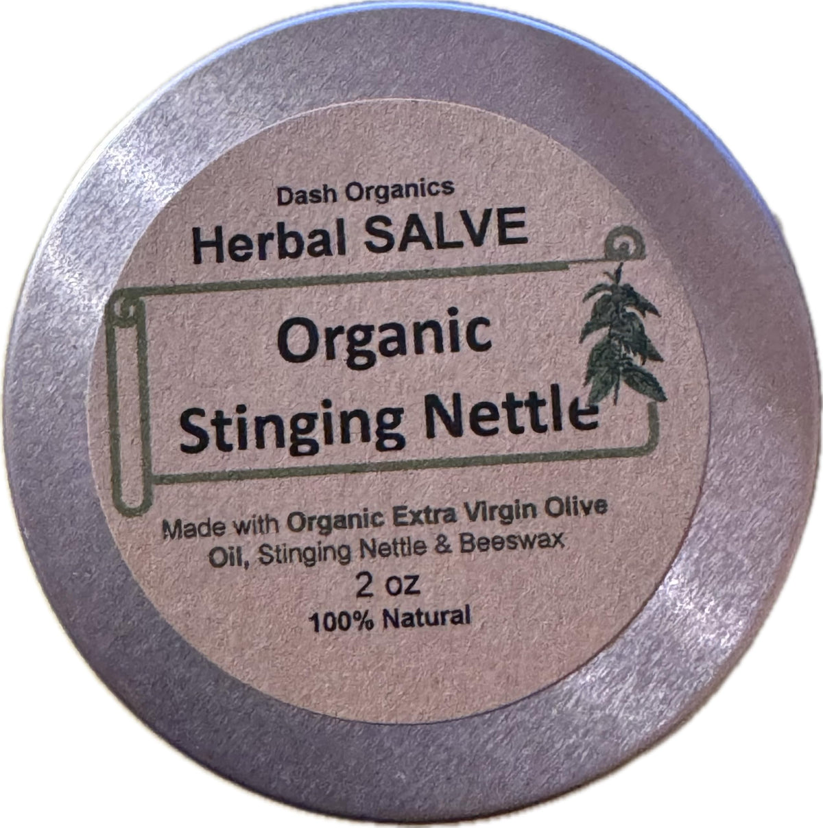 Organic Stinging Nettle Salve 2oz unscented - image 1
